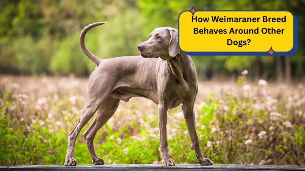 How Weimaraner Breed Behaves Around Other Dogs?